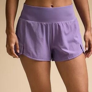NEW CALIA Womens 2X 3" Kick It Up Shorts Light Purple Heather Athletic